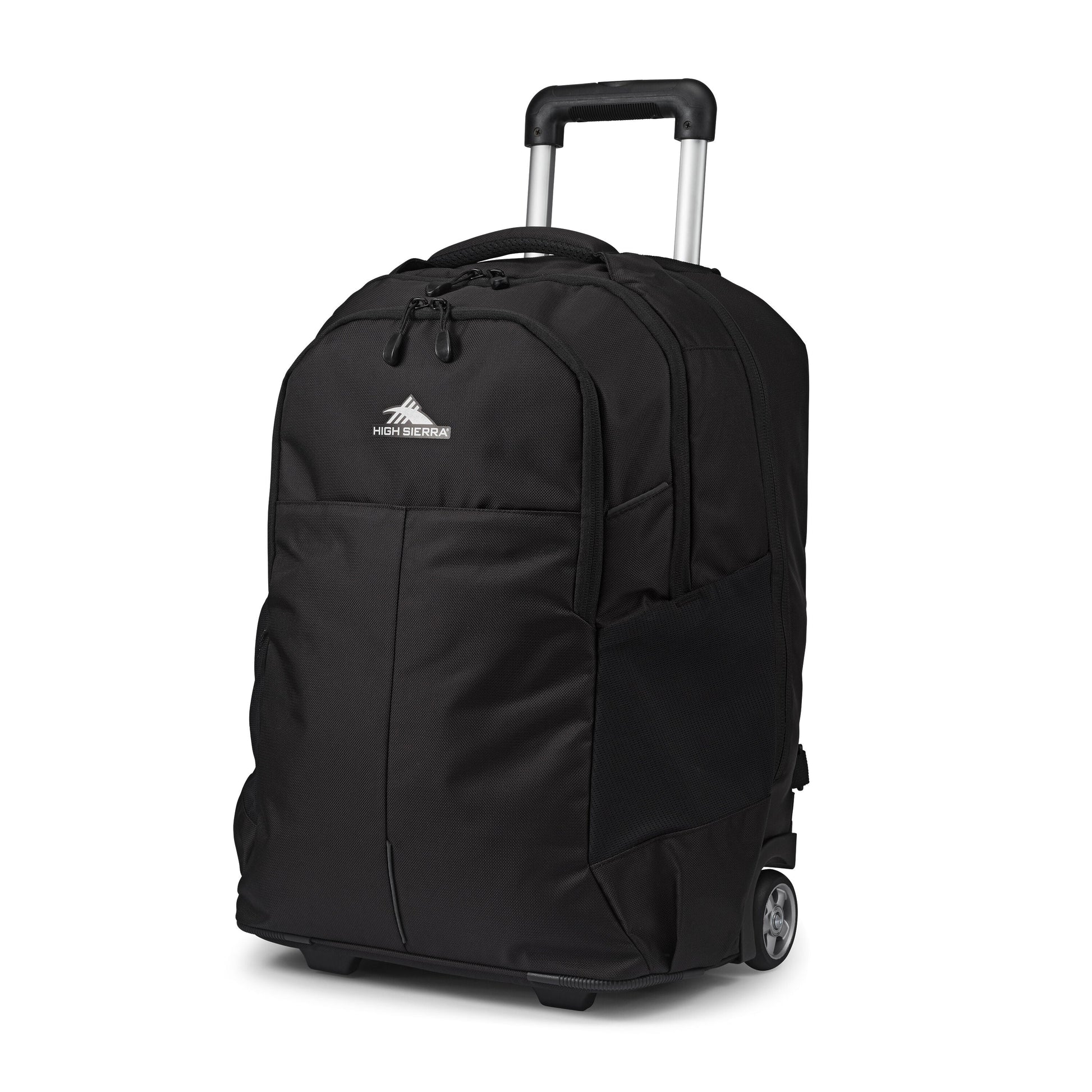 High Sierra Backpack on Wheels Black High Sierra Powerglide Pro Wheeled Backpack - Black