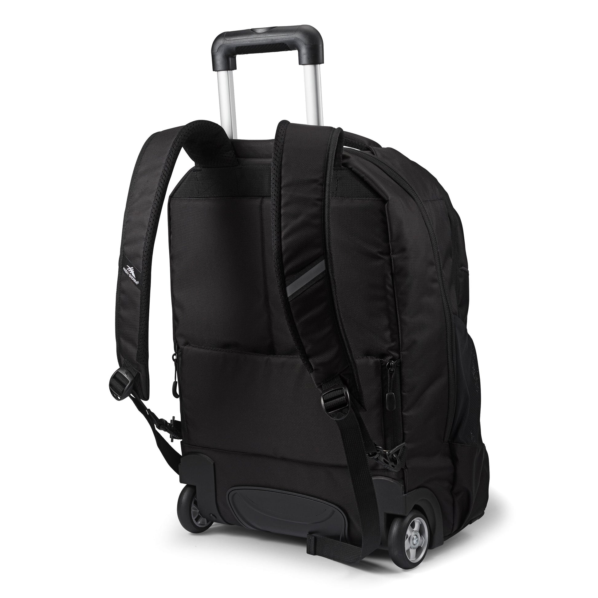 High Sierra Backpack on Wheels Black High Sierra Powerglide Pro Wheeled Backpack - Black