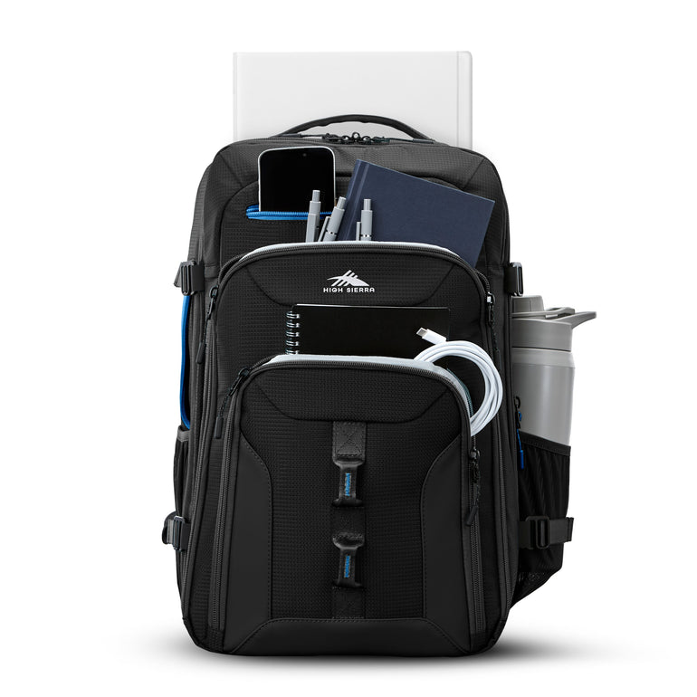 High Sierra Backpacks Black/Blue High Sierra Hi-Life Travel Backpack