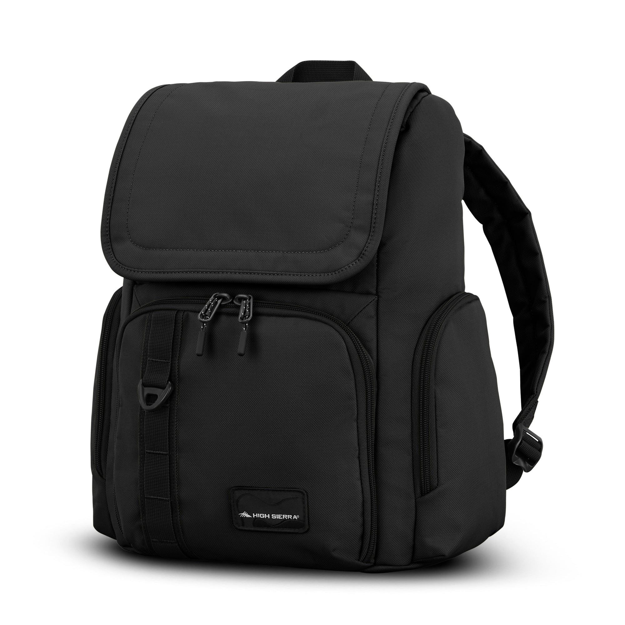 High Sierra Backpacks Black High Sierra Lineage Flap Backpack