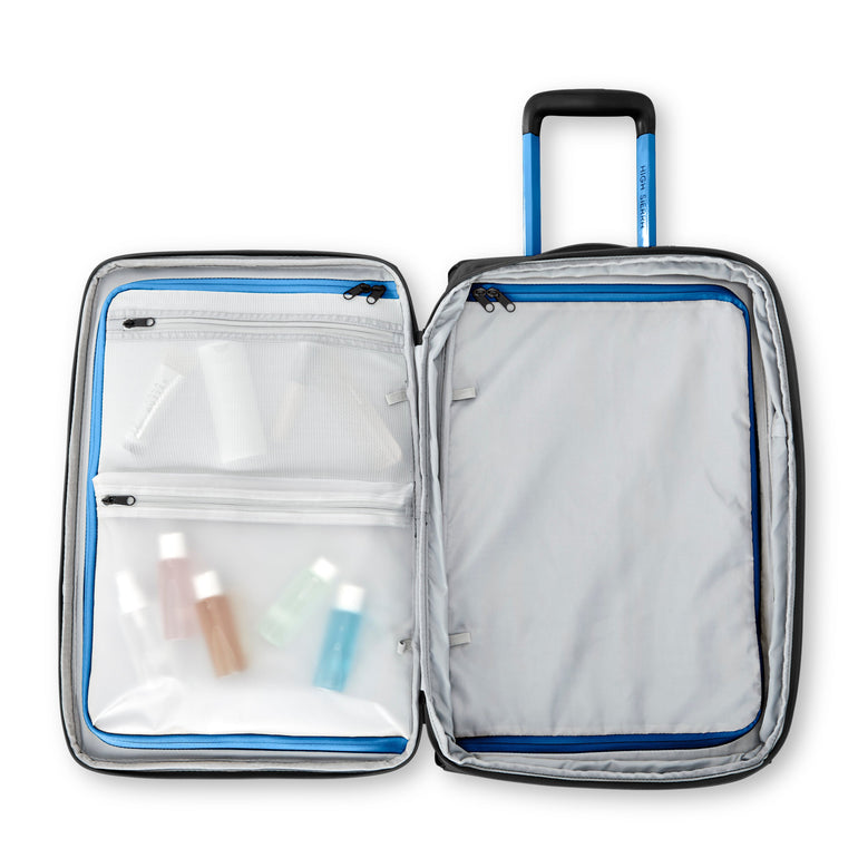 High Sierra Wheeled Duffle Black/Blue High Sierra Hi-Life 22" Wheeled Expandable Duffle