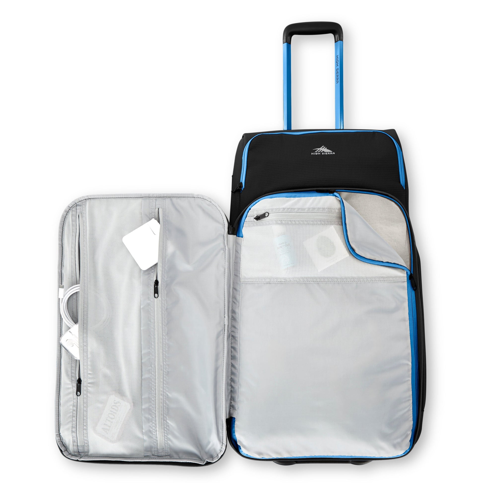 High Sierra Wheeled Duffle Black/Blue High Sierra Hi-Life 28" Wheeled Expandable Duffle