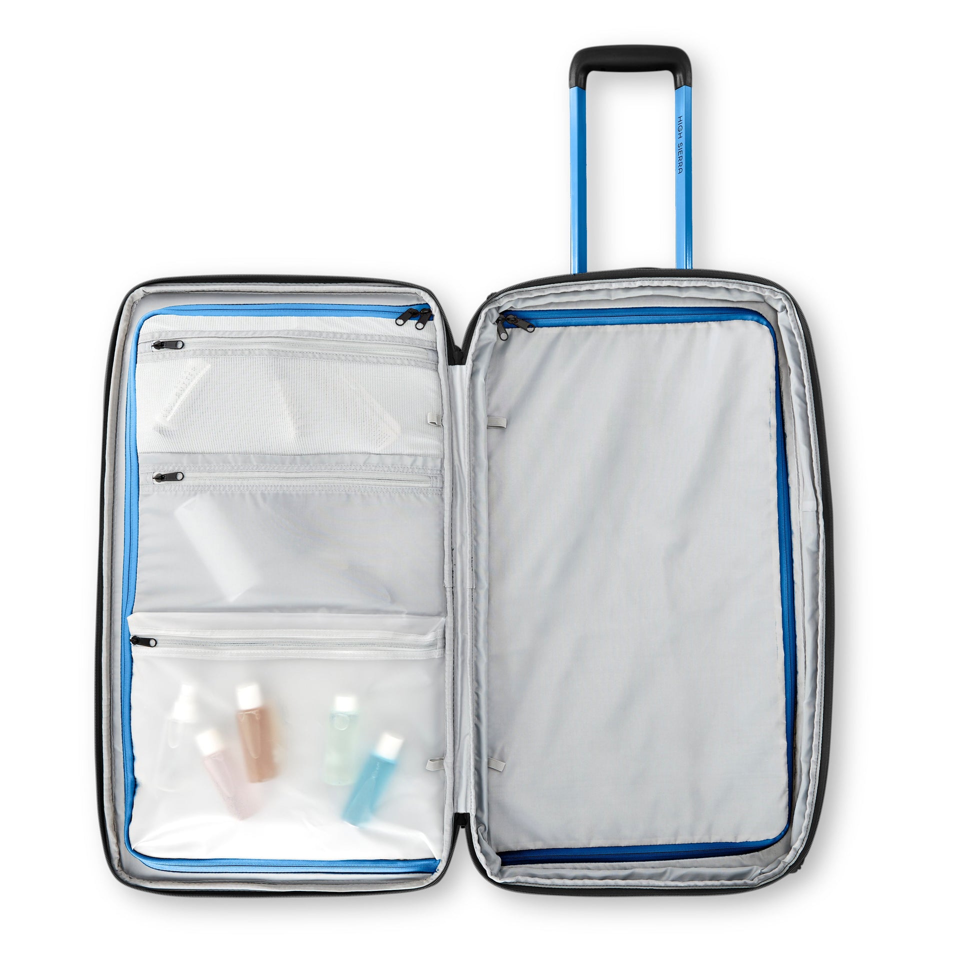 High Sierra Wheeled Duffle Black/Blue High Sierra Hi-Life 32" Wheeled Expandable Duffle