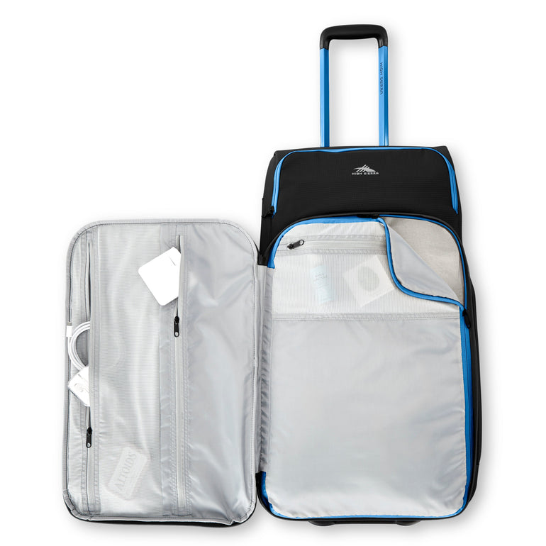 High Sierra Wheeled Duffle Black/Blue High Sierra Hi-Life 32" Wheeled Expandable Duffle