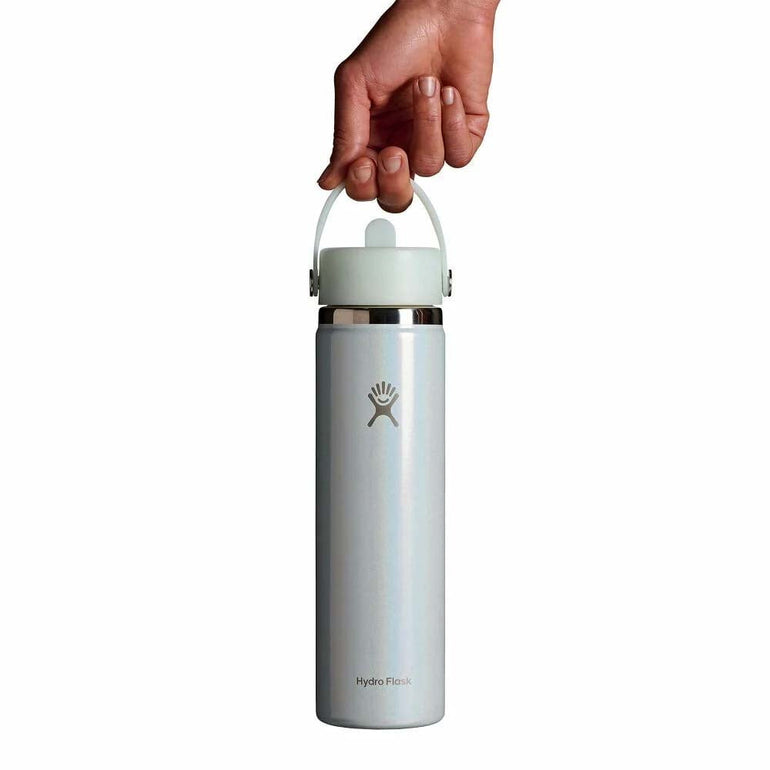 Hydro Flask Water Bottles Hydro Flask 24oz Wide Mouth with Flex Straw Cap Glimmer Water Bottle