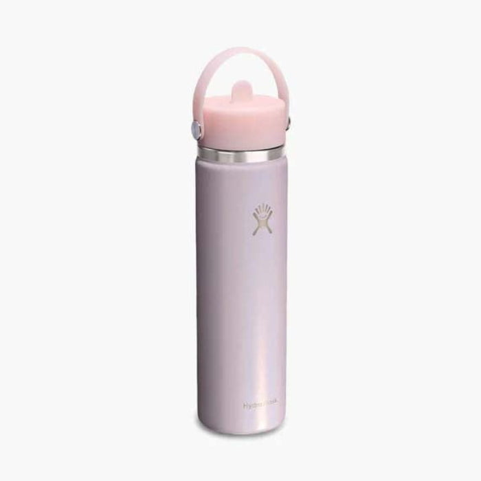 Hydro Flask Water Bottles Hydro Flask 24oz Wide Mouth with Flex Straw Cap Glimmer Water Bottle