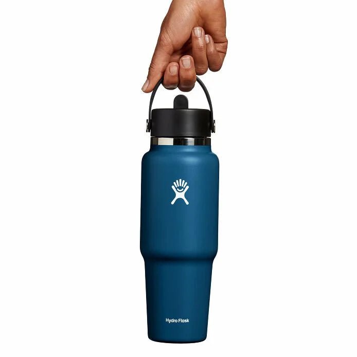 Hydro Flask Water Bottles Hydro Flask 32oz Wide Mouth Flex Straw Cap Travel Bottle