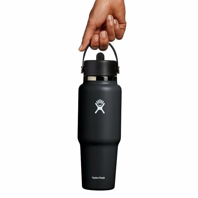 Hydro Flask Water Bottles Hydro Flask 32oz Wide Mouth Flex Straw Cap Travel Bottle