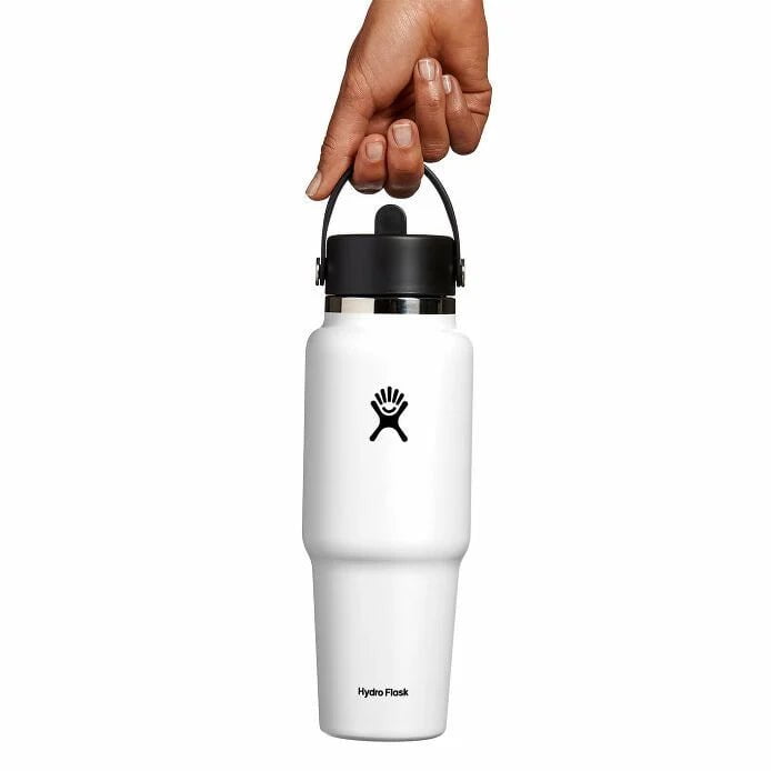 Hydro Flask Water Bottles Hydro Flask 32oz Wide Mouth Flex Straw Cap Travel Bottle