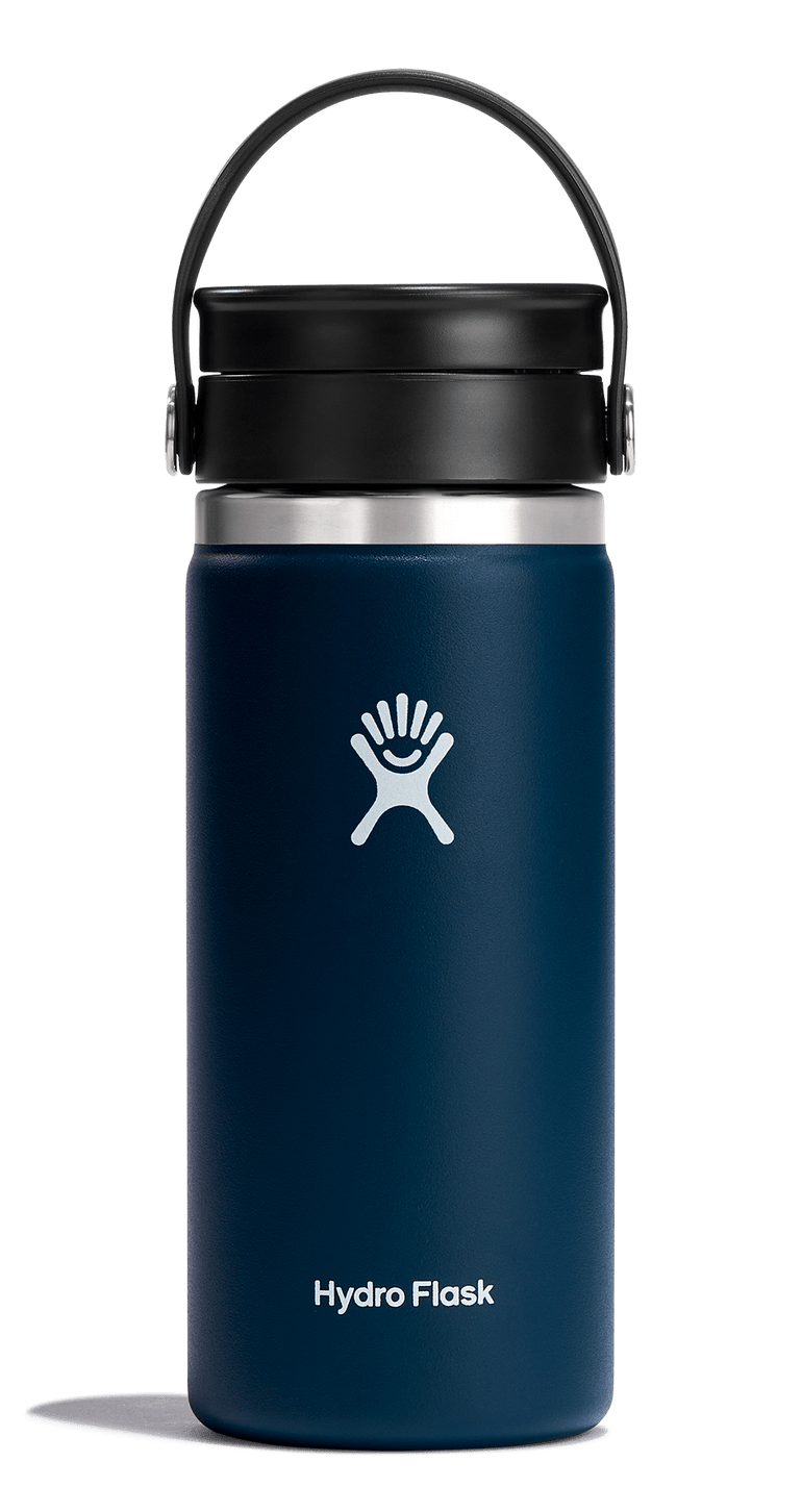 Hydro Flask Water Bottles Indigo Hydro Flask 16oz Wide Mouth Flex Sip™ Bottle