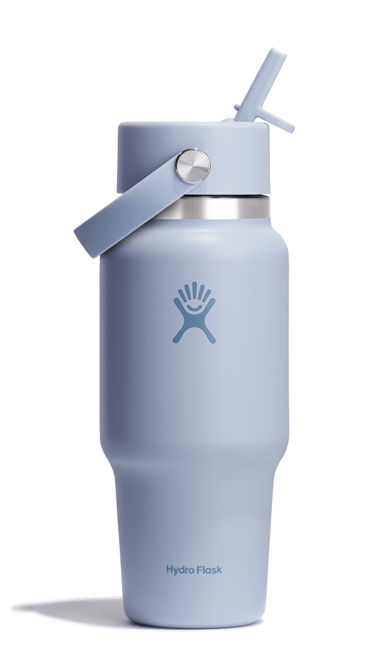 Hydro Flask Water Bottles Surf Hydro Flask 24oz Wide Mouth Flex Straw Cap Travel Bottle