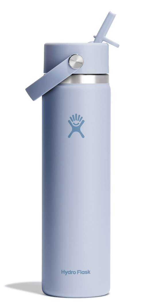 Hydro Flask Water Bottles Surf Hydro Flask 24oz Wide Mouth Flex Straw Cap Water Bottle