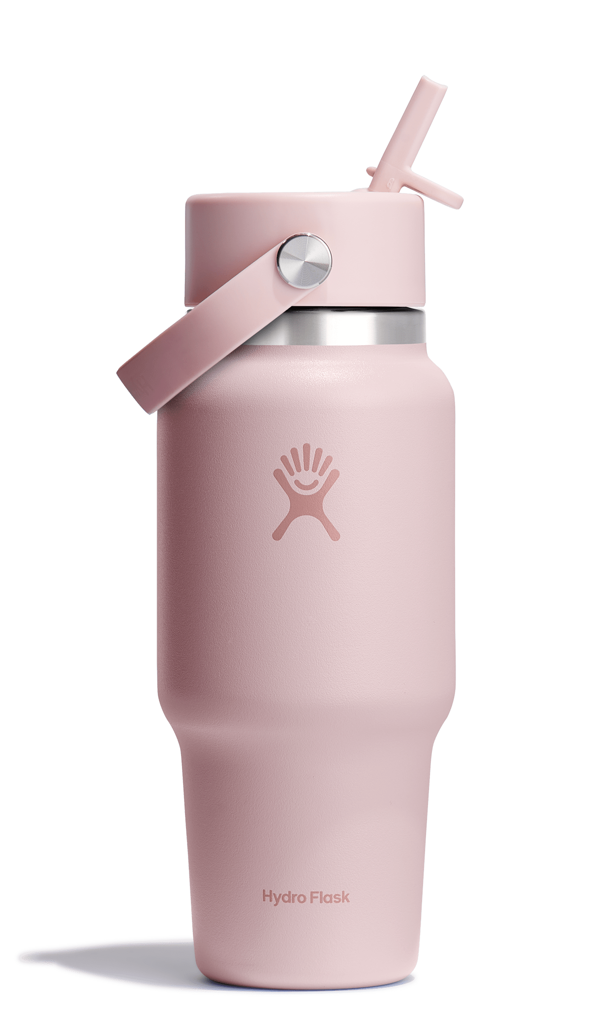 Hydro Flask Water Bottles Trillium Hydro Flask 24oz Wide Mouth Flex Straw Cap Travel Bottle