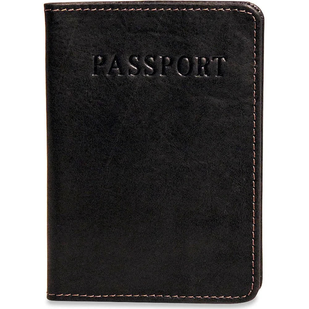 Jack Georges Passport Case Black Jack Georges Passport Cover