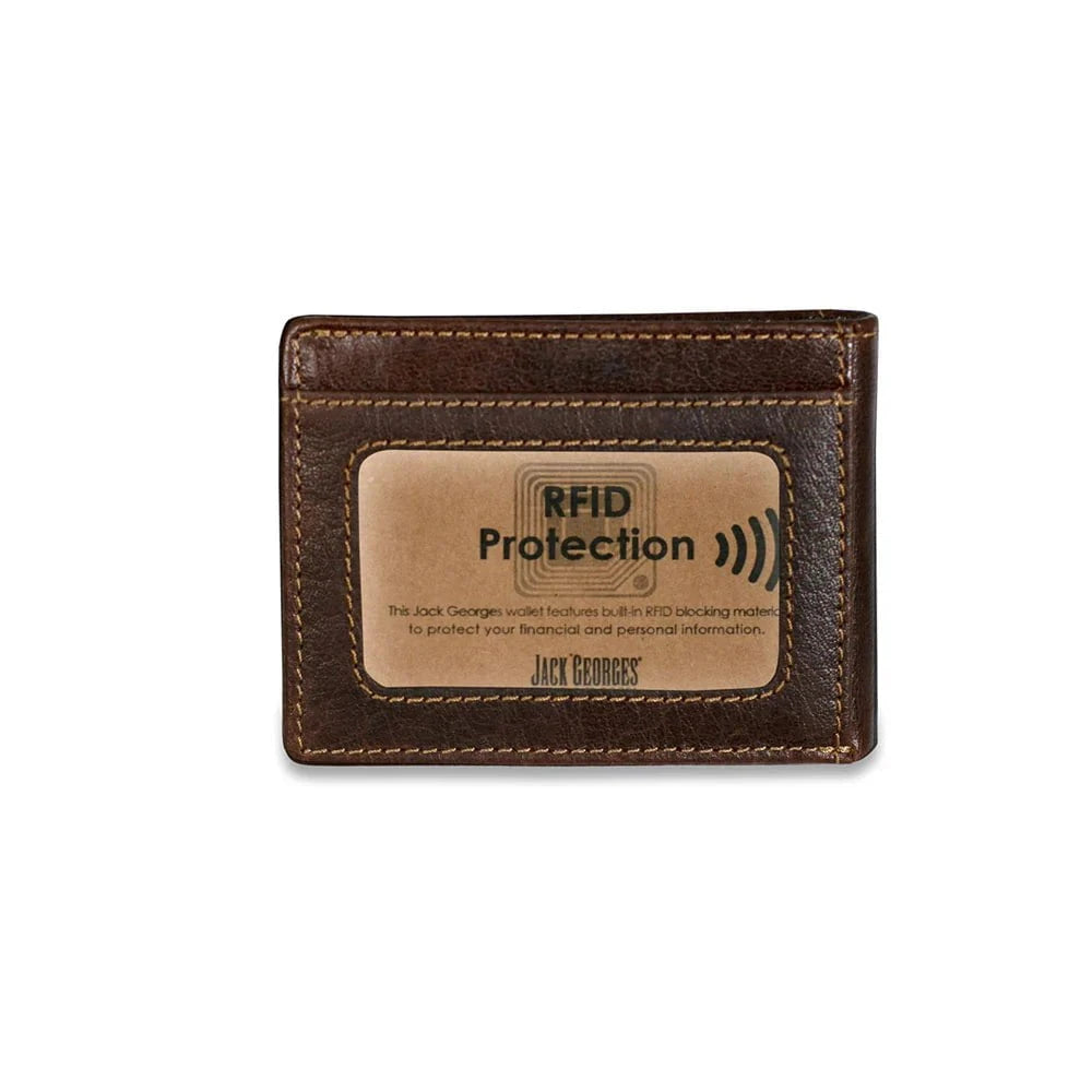 Jack Georges Wallets Jack Georges Voyager Slim Bifold Wallet