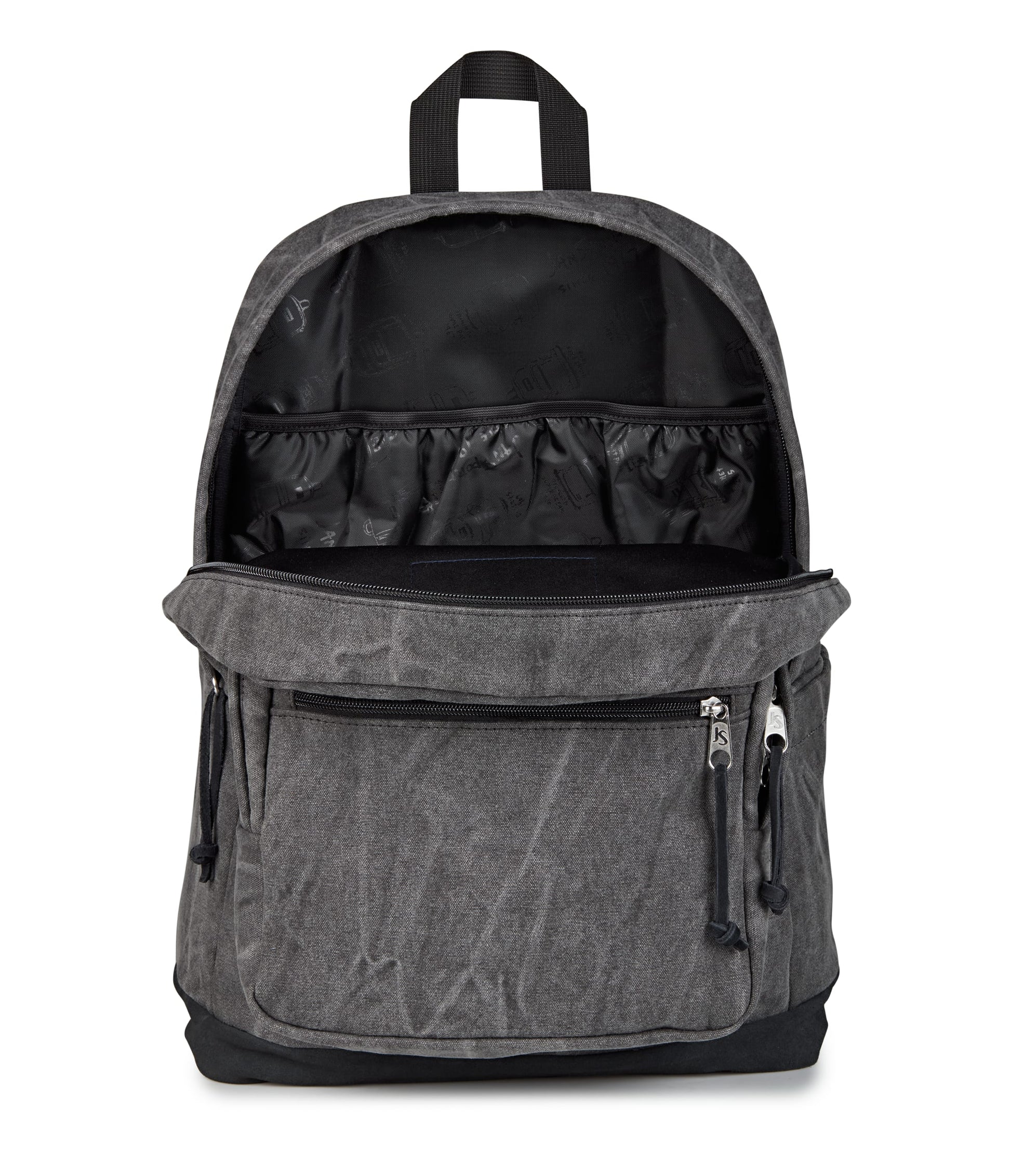 Jansport Backpacks Aged Canvas Black JanSport Right Pack Expressions - Aged Canvas Black