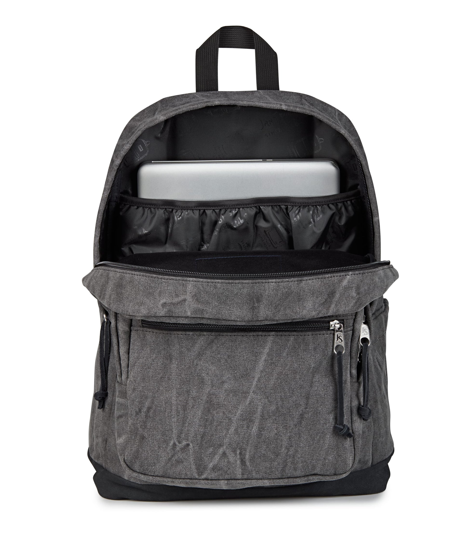Jansport Backpacks Aged Canvas Black JanSport Right Pack Expressions - Aged Canvas Black