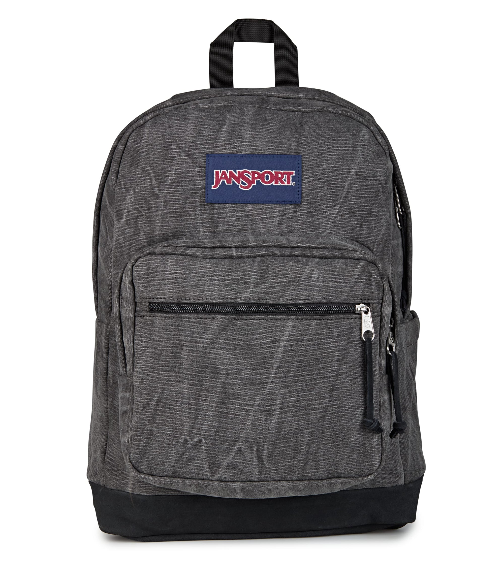 Jansport Backpacks Aged Canvas Black JanSport Right Pack Expressions - Aged Canvas Black