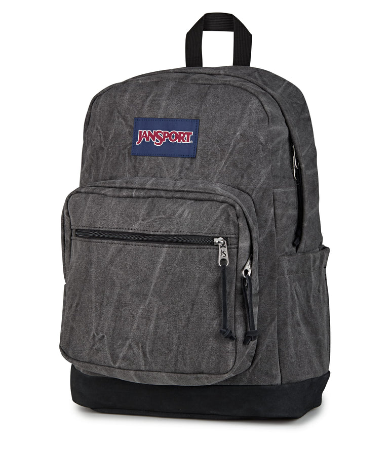 Jansport Backpacks Aged Canvas Black JanSport Right Pack Expressions - Aged Canvas Black