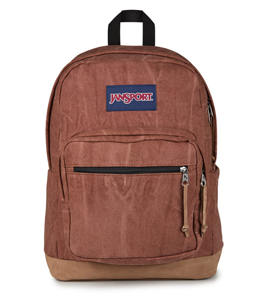 Jansport Backpacks Aged Canvas Brown JanSport Right Pack Expressions - Aged Canvas Brown