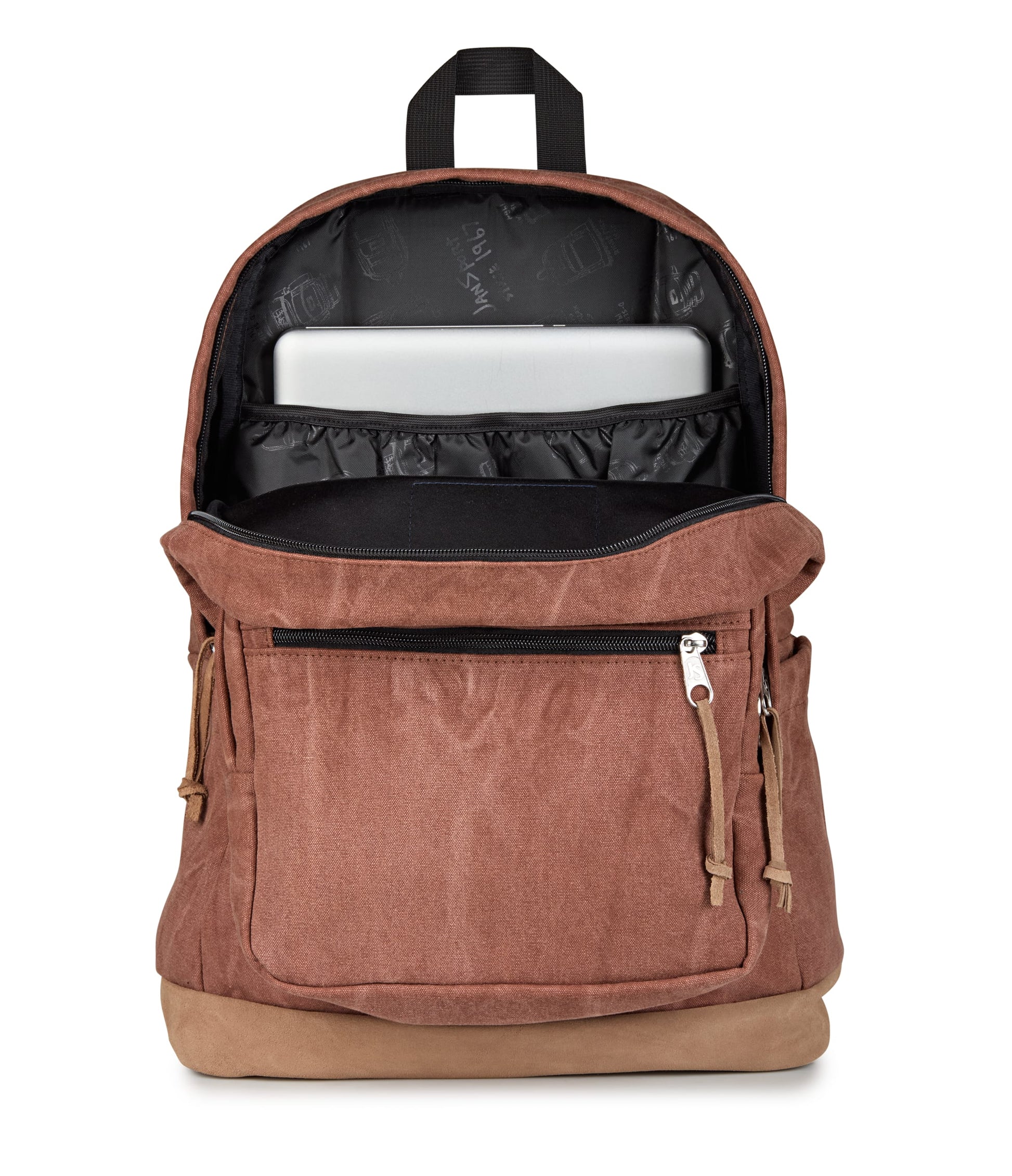 Jansport Backpacks Aged Canvas Brown JanSport Right Pack Expressions - Aged Canvas Brown