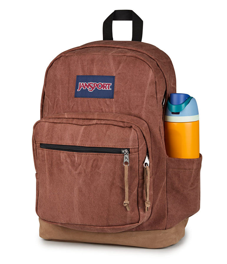 Jansport Backpacks Aged Canvas Brown JanSport Right Pack Expressions - Aged Canvas Brown