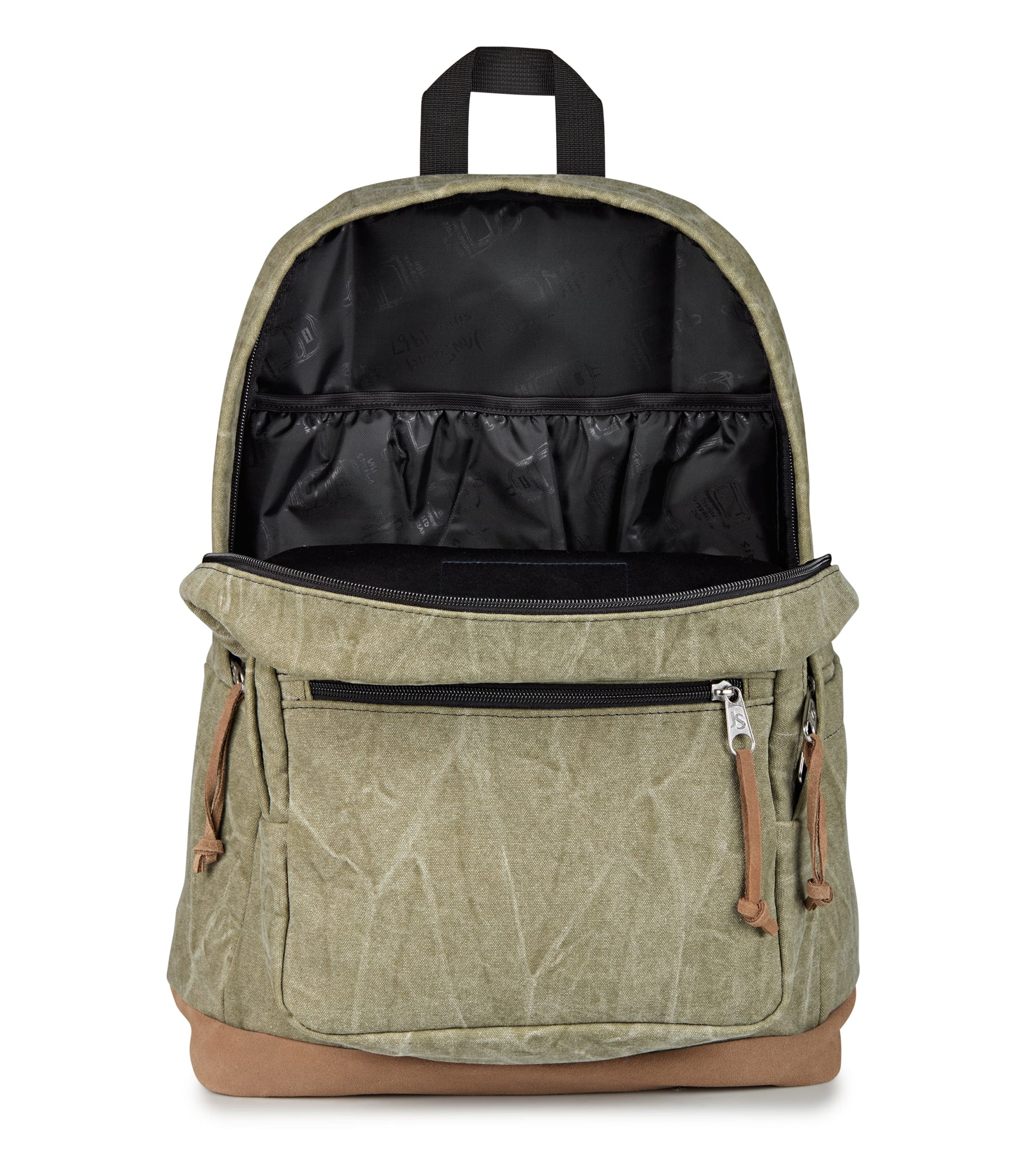 Jansport Backpacks Aged Canvas Green JanSport Right Pack Expressions - Aged Canvas Green