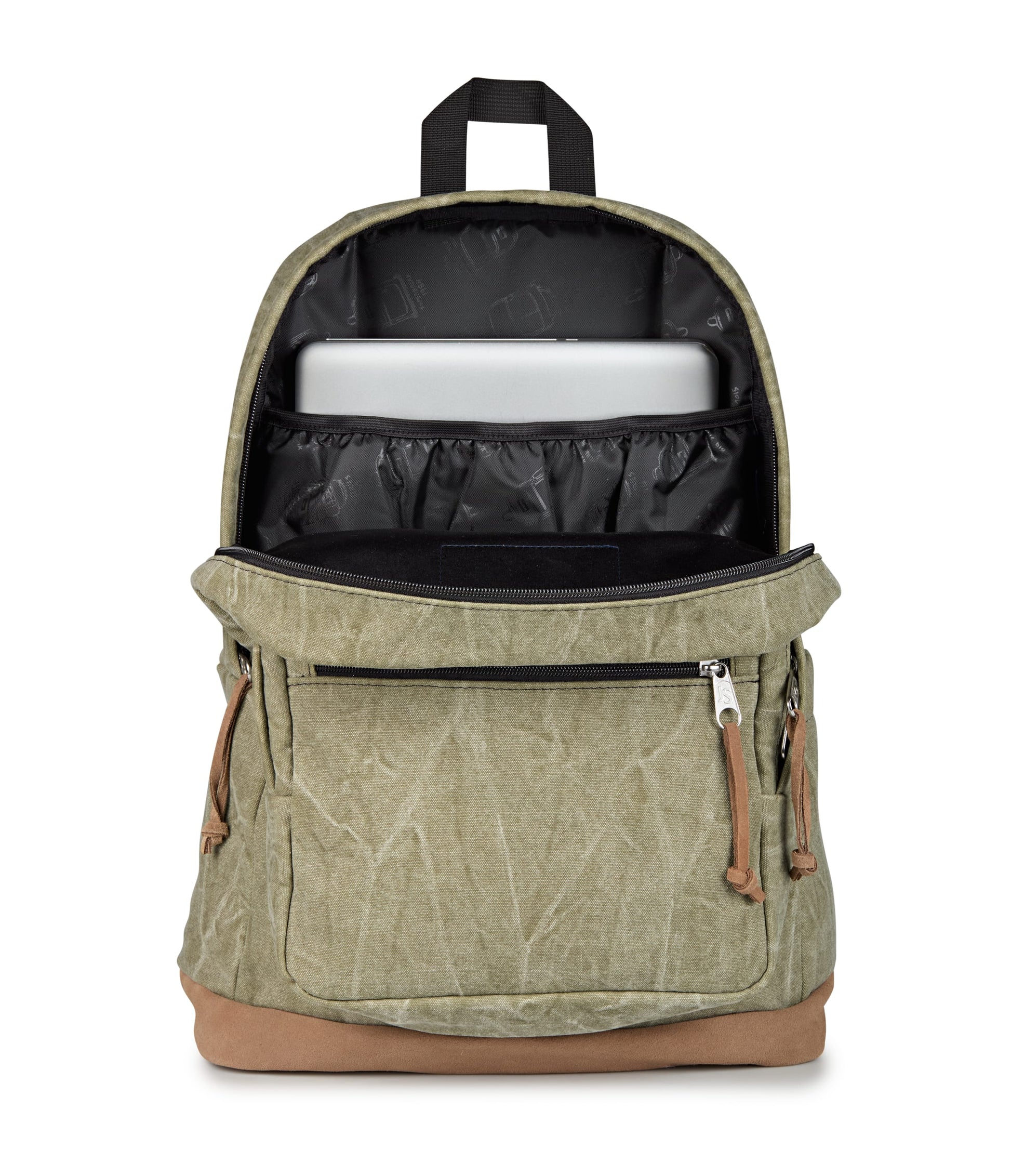 Jansport Backpacks Aged Canvas Green JanSport Right Pack Expressions - Aged Canvas Green