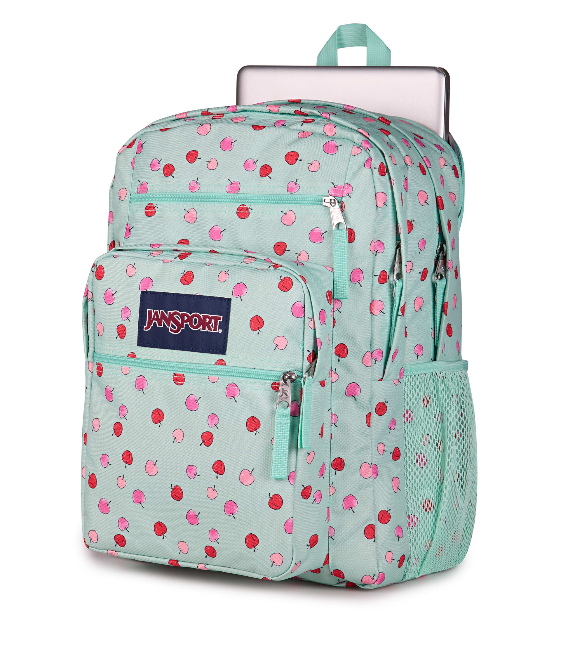 Jansport Backpacks Apple Orchard Magic Mint JanSport Big Student Backpack - Apple Orchard Magic Mint