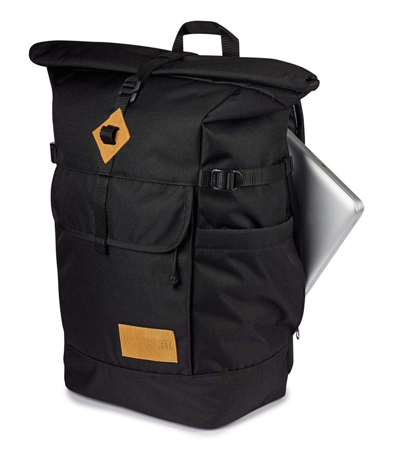 Jansport Backpacks Black JanSport Hatchet Rolltop - Black