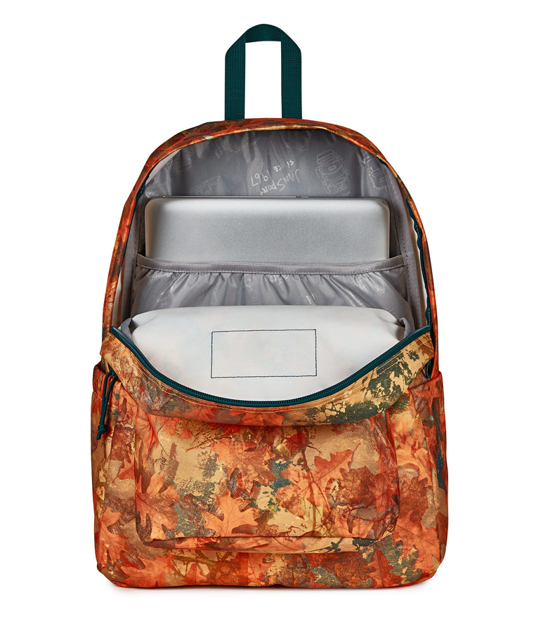 Jansport Backpacks Bogcore Camo Orange JanSport SuperBreak Plus Backpack - Bogcore Camo Orange