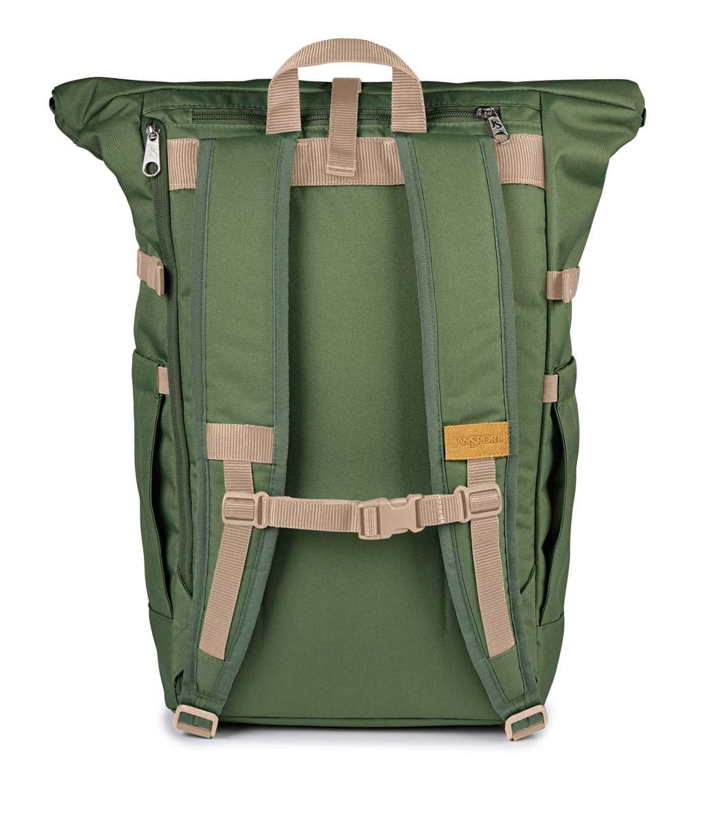 Jansport Backpacks Cargo Green JanSport Hatchet Rolltop - Cargo Green