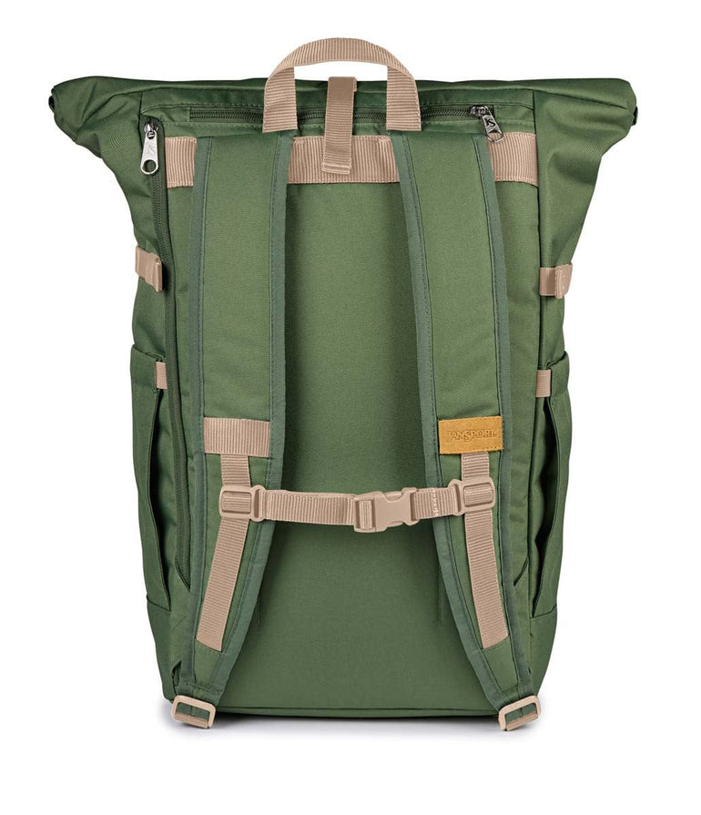 Jansport Backpacks Cargo Green JanSport Hatchet Rolltop - Cargo Green