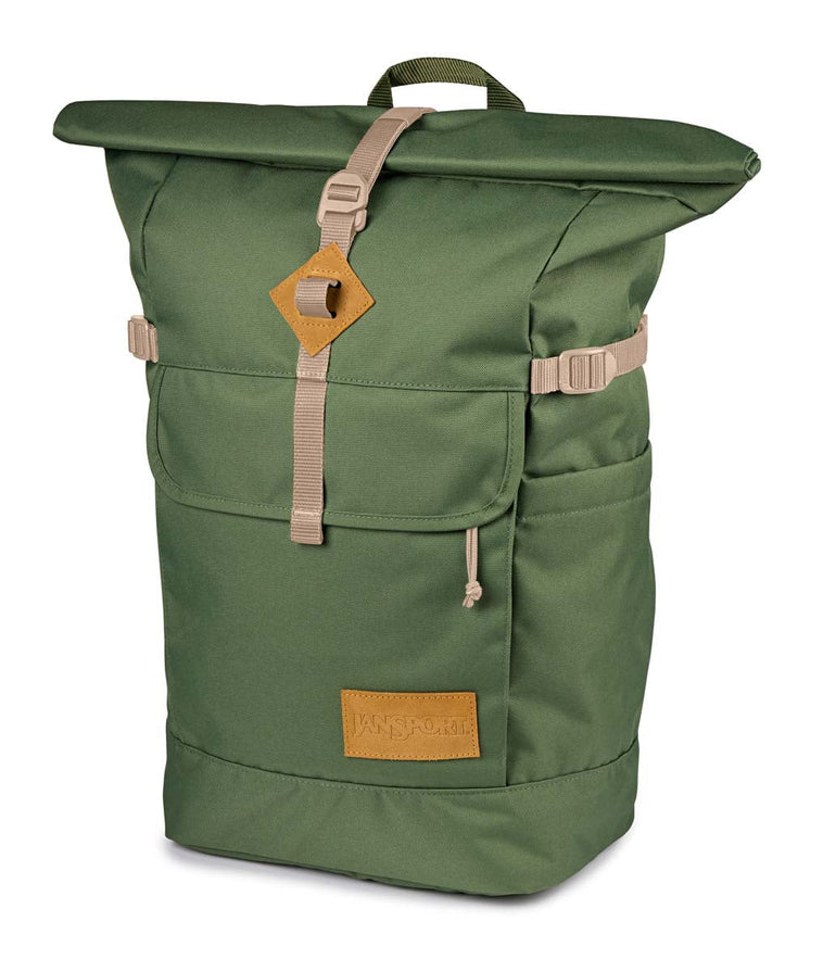 Jansport Backpacks Cargo Green JanSport Hatchet Rolltop - Cargo Green
