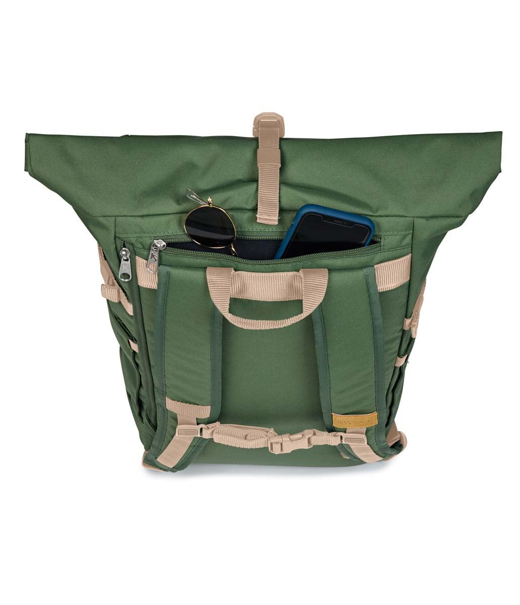 Jansport Backpacks Cargo Green JanSport Hatchet Rolltop - Cargo Green