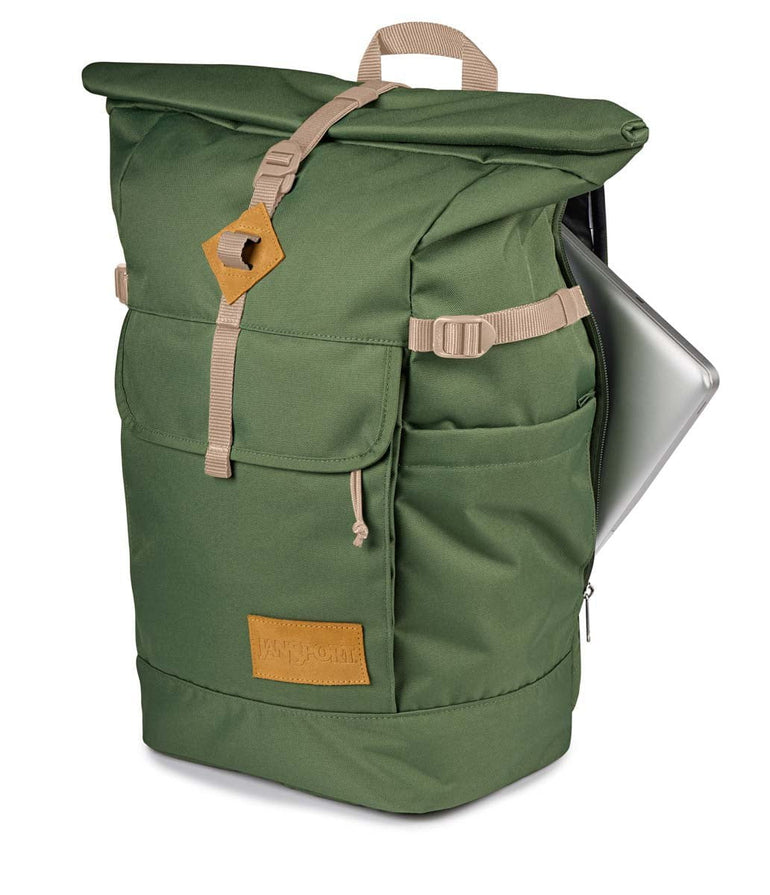 Jansport Backpacks Cargo Green JanSport Hatchet Rolltop - Cargo Green
