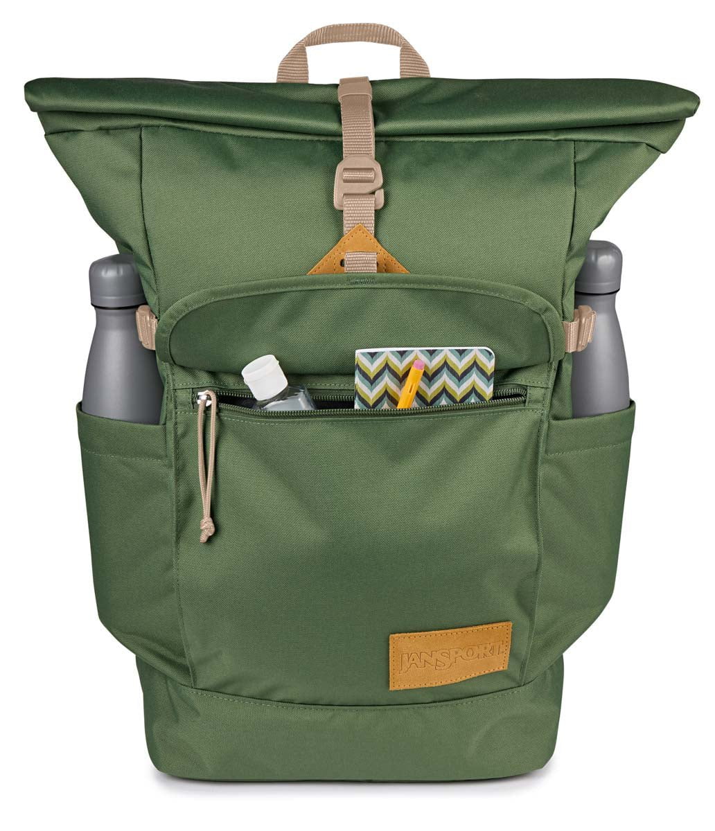Jansport Backpacks Cargo Green JanSport Hatchet Rolltop - Cargo Green