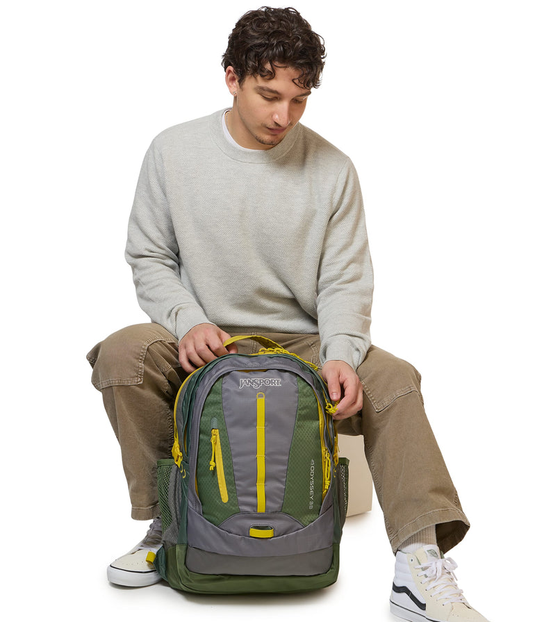 Jansport Backpacks Cargo Green JanSport Odyssey Backpack - Cargo Green