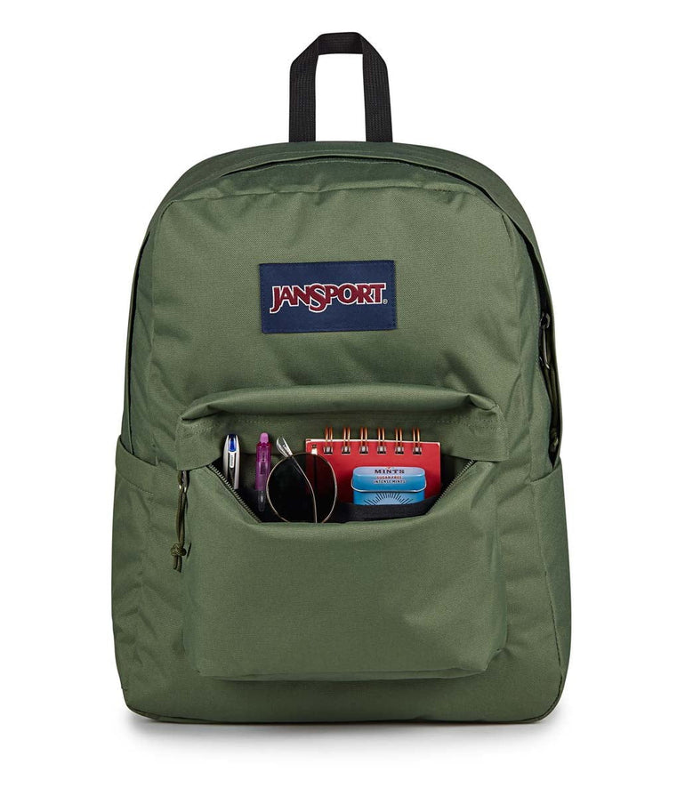 Jansport Backpacks Cargo Green JanSport SuperBreak Plus Backpack - Cargo Green
