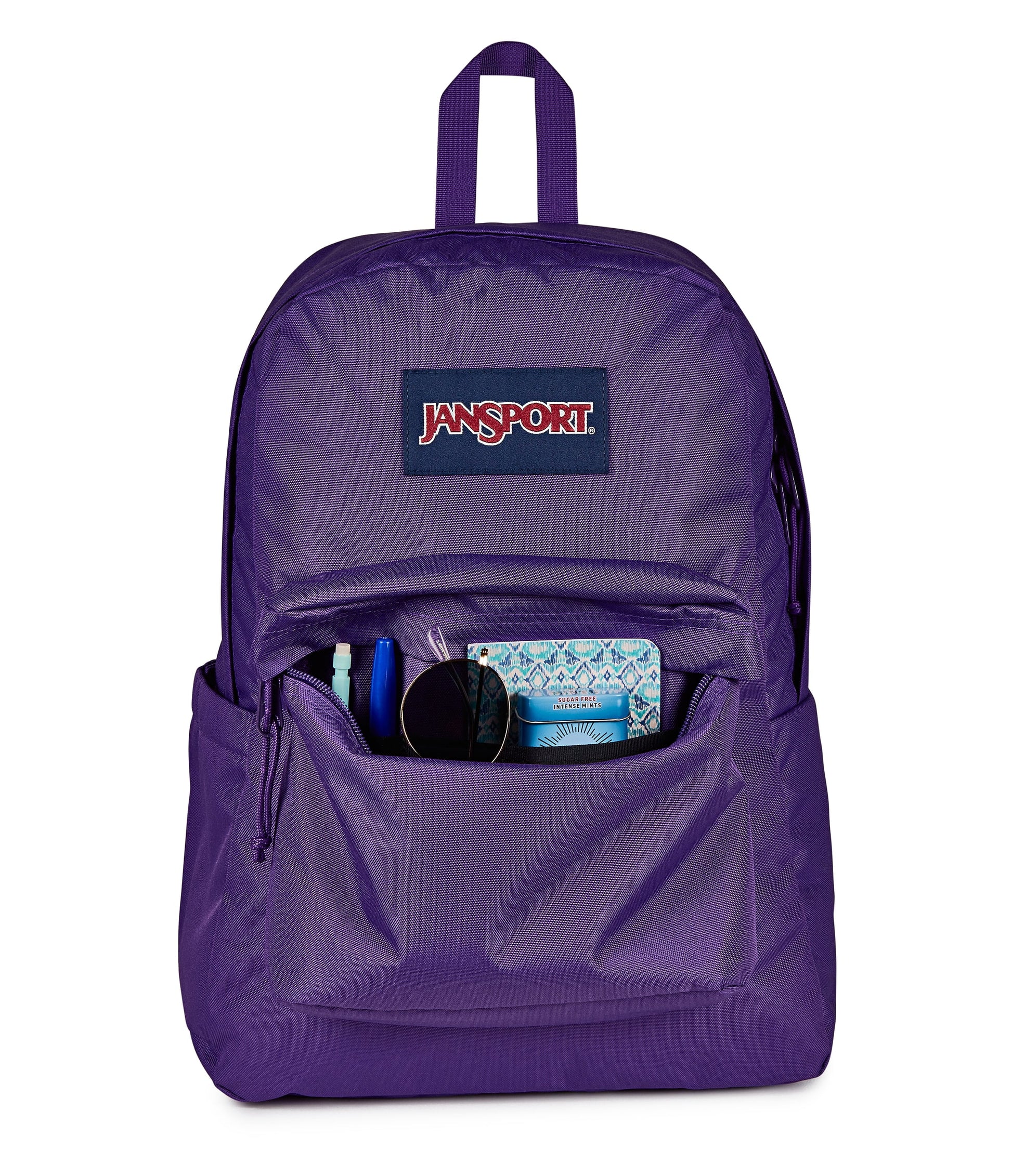 Jansport Backpacks Daydream Contrast Purple JanSport SuperBreak Plus Backpack - Daydream Contrast Purple
