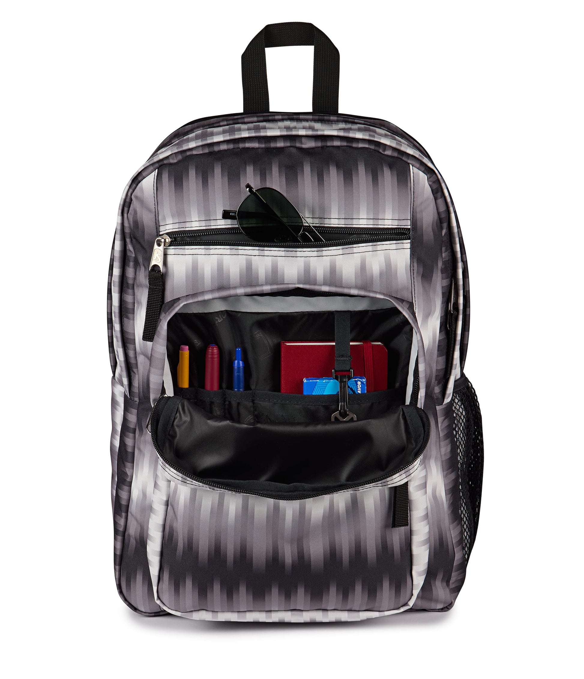 Jansport Backpacks Digi Tie Dye Black JanSport Big Student Backpack - Digi Tie Dye Black