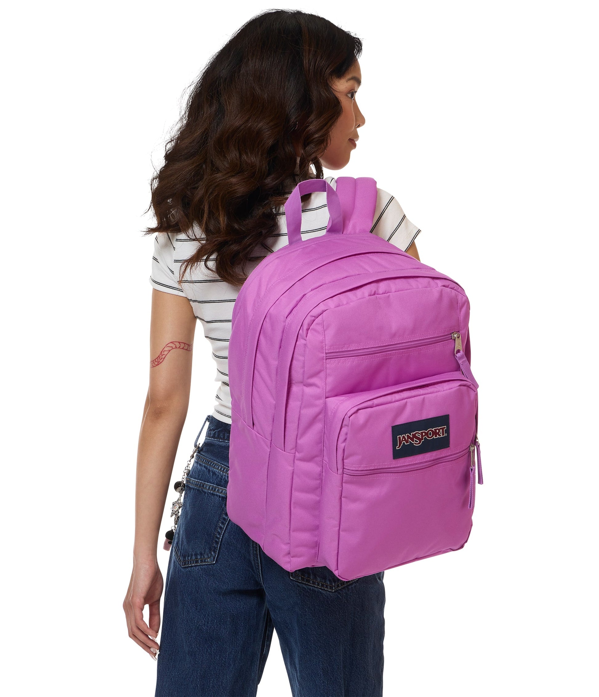 Jansport Backpacks Digital Fuchsia JanSport Big Student Backpack - Digital Fuchsia