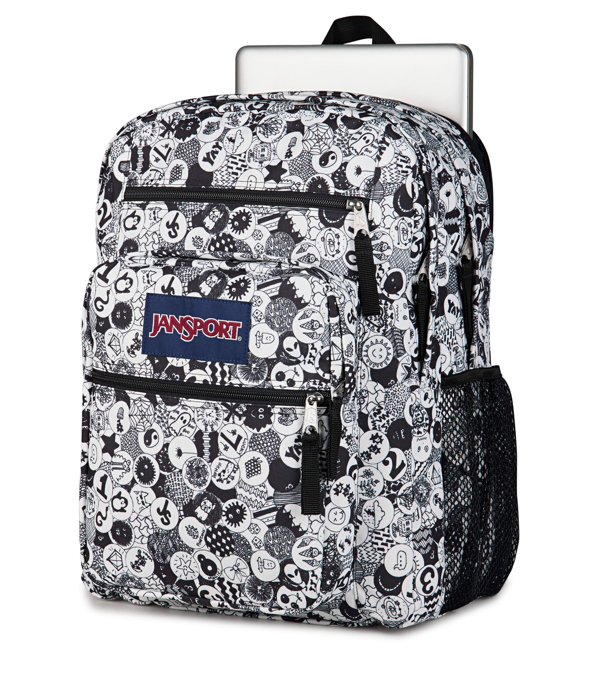 Jansport Backpacks Doodle Dots JanSport Big Student Backpack - Doodle Dots