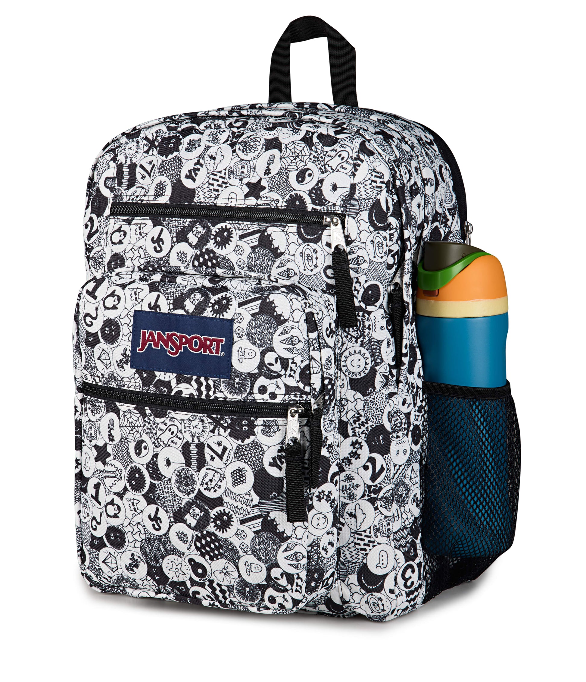 Jansport Backpacks Doodle Dots JanSport Big Student Backpack - Doodle Dots