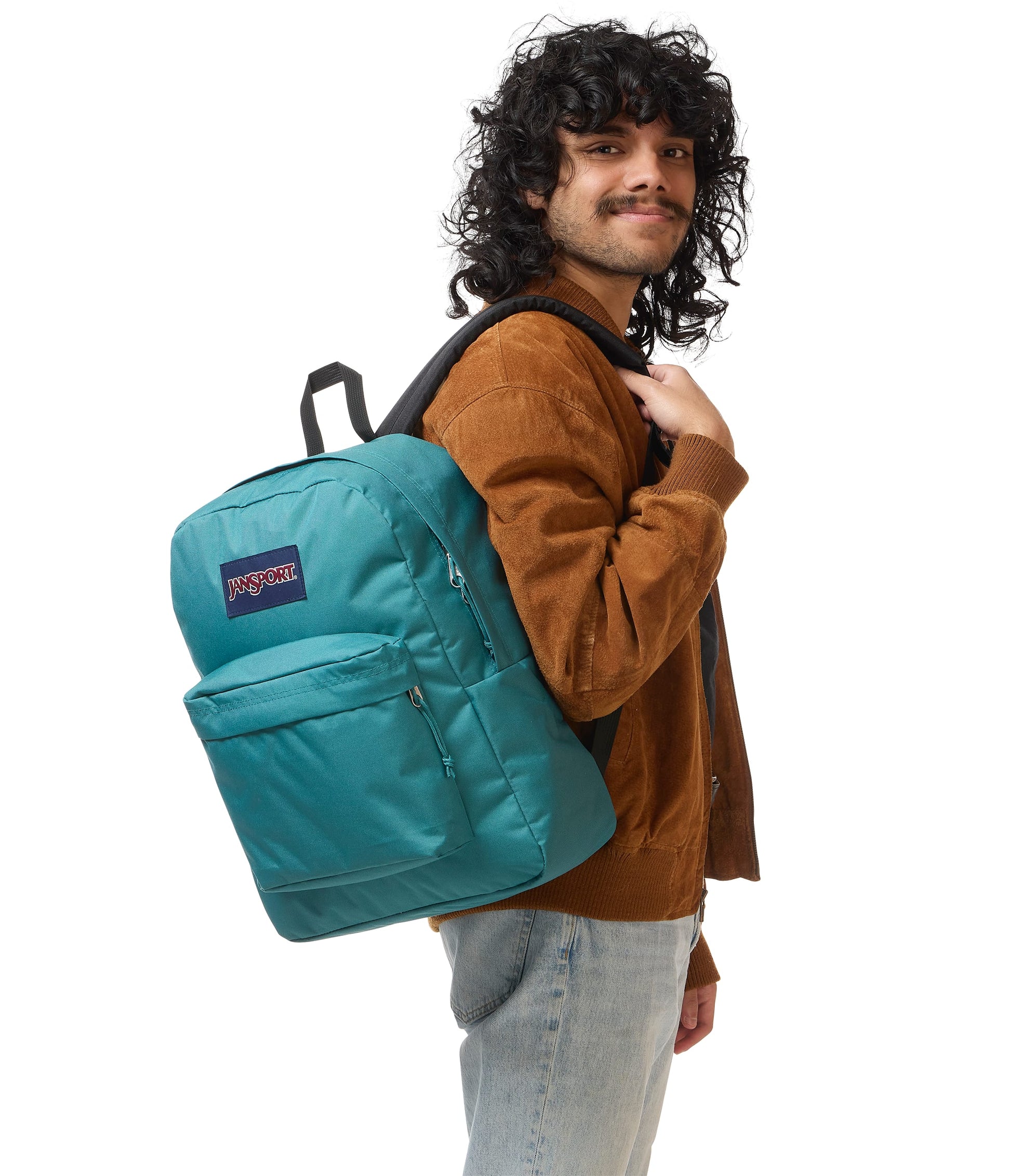 Jansport Backpacks Emerald Pool JanSport SuperBreak Plus Backpack - Emerald Pool