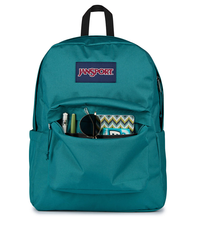 Jansport Backpacks Emerald Pool JanSport SuperBreak Plus Backpack - Emerald Pool