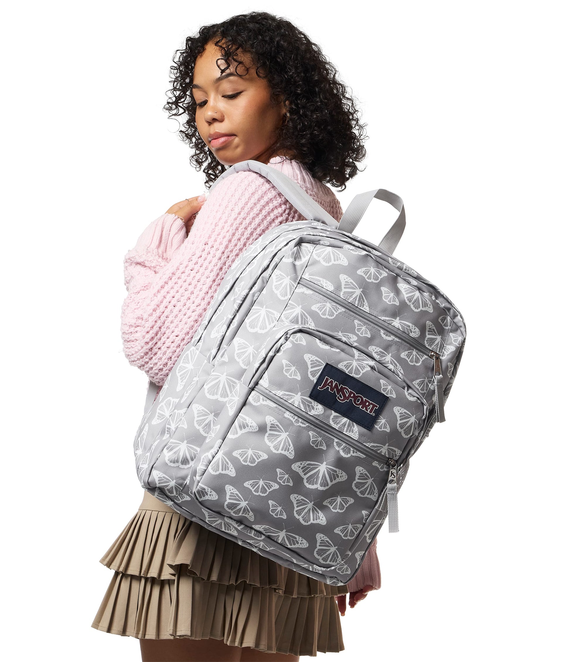 Jansport Backpacks Flutter By Grey JanSport Big Student Backpack - Flutter By Grey