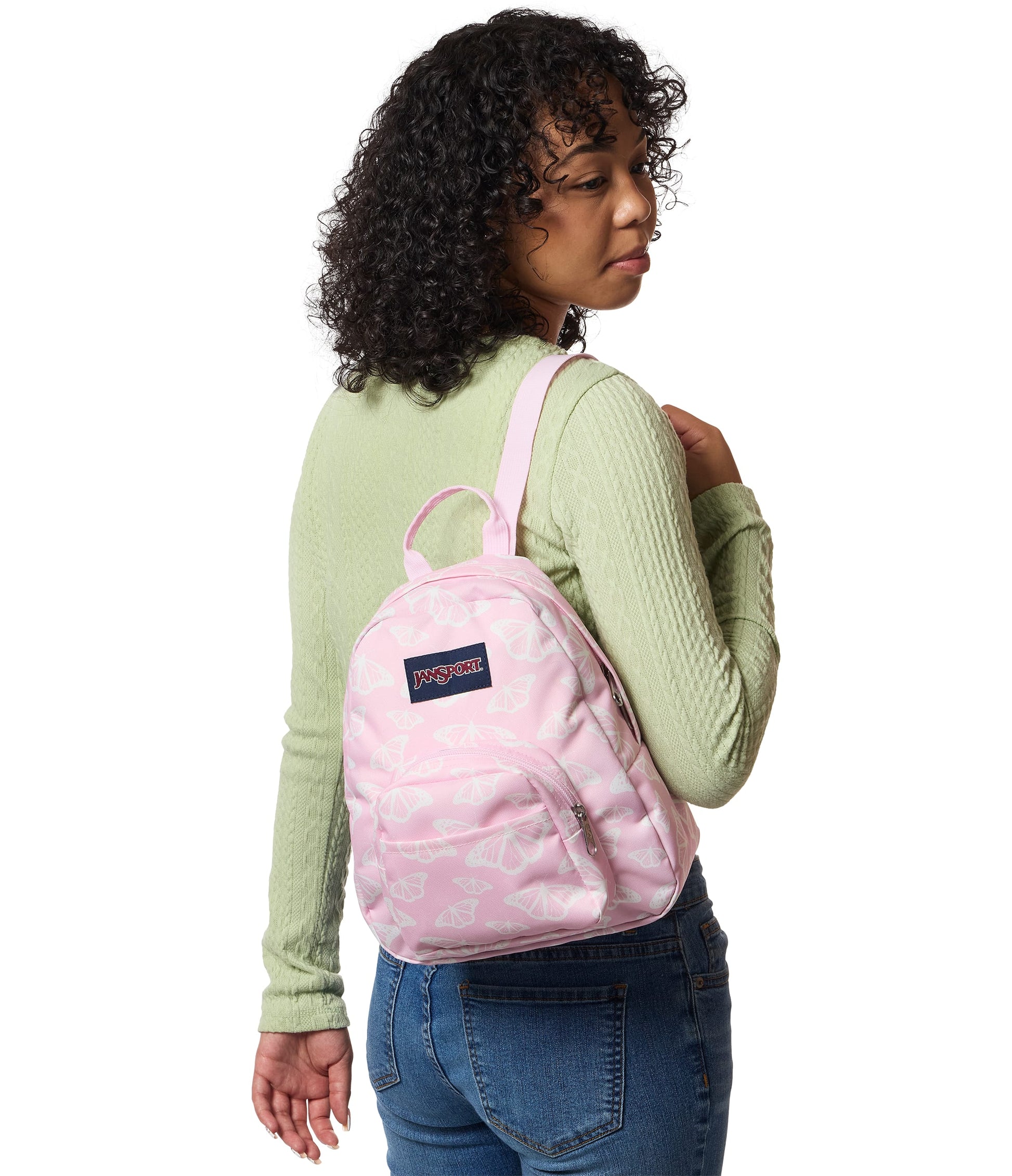 Jansport Backpacks Flutter By Pink JanSport Half Pint Mini Backpack - Flutter By Pink