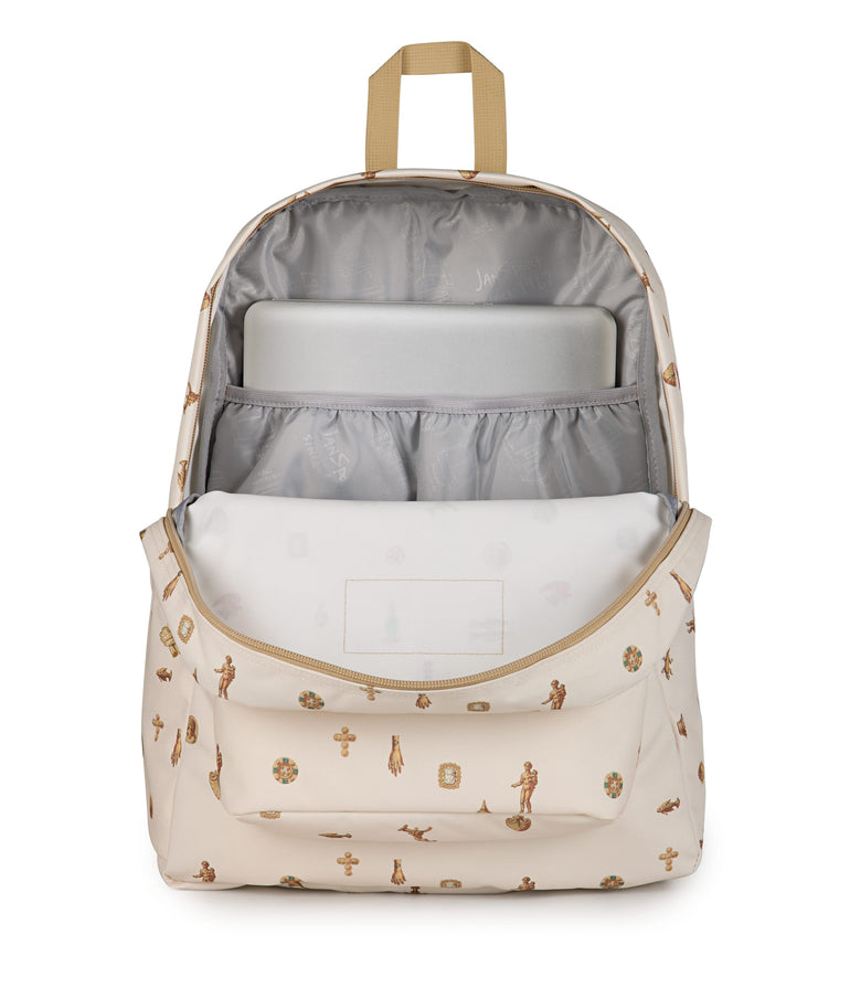 Jansport Backpacks Gilded Relics Moon Flower JanSport SuperBreak Plus Backpack - Gilded Relics Moon Flower