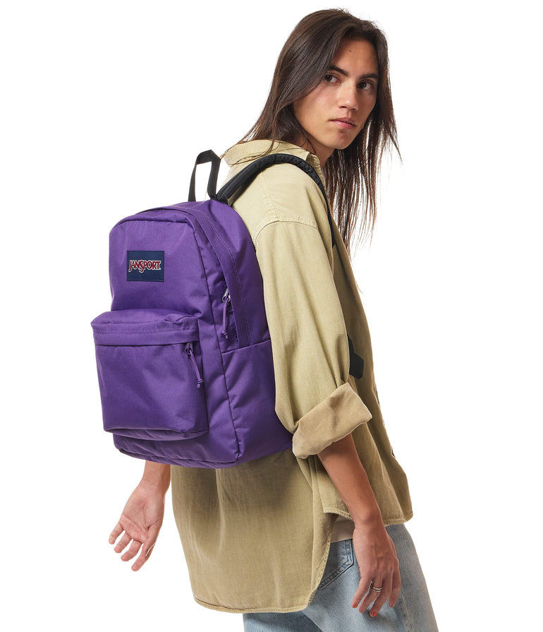Jansport Backpacks Grape Jelly JanSport SuperBreak Plus Backpack - Grape Jelly